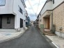 車の通りも少ない閑静な住宅地。子育てにも、第二の人生にも。
