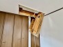 増え続ける荷物も小屋裏収納（グルニエ）が強い味方に。
