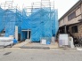 B号棟 新しい暮らしの始まりを感じさせる、静かな住宅街に位置する建設中の現場です
