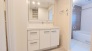 ゆとりの洗面スペースで朝の身支度もスムーズに行えます。
