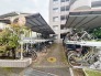 屋根付きの駐輪場