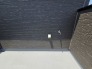 屋上に蛇口とコンセント付き