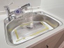 キッチンシンクには、いつでも綺麗なお水が利用できる「浄水機能付き水栓」を装備！