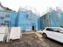 2号棟 完成への期待感が高まる施工中の外観風景です
