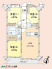 家事動線・生活動線に配慮された住み心地の良い３ＬＤＫ。