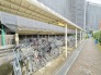 屋根付きの駐輪場