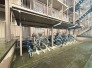 屋根付きの駐輪場