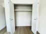 大容量クローゼット付き！家族の成長と共に増える荷物もスッキリ収納。
