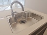 キッチンシンクには、いつでも綺麗なお水が利用できる「浄水機能付き水栓」を装備！