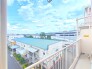 東向きのバルコニー。