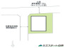 開放感のある北西角地