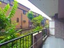 南向きで陽当たり良好なバルコニー。お洗濯物がすぐに乾きます。