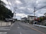 前面道路　北側から南側をみたところ