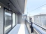 らくらくお洗濯を助ける広いバルコニー。

