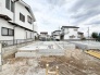 これから始まる新しい暮らしの基盤となる、穏やかな街並みに溶け込む造成済みの敷地です。