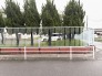 街路樹の柔らかな緑が視界に広がり、穏やかで落ち着いた日常の風景が広がっています。