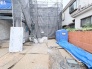 新しい暮らしの始まりを感じさせる、これから丁寧に形作られていく建設現場の風景です。