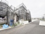完成への期待が高まる施工中の佇まいは新しい暮らしへの想像力を膨らませます