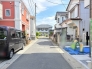 閑静な住宅街で通行量の少ない前面道路