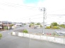 2階からの開放感のある眺望