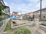 新しい生活の始まりを予感させる、整然と区画された土地の落ち着いた佇まい。