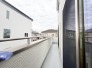 南向きバルコニーでお洗濯ものはいつもカラッと乾きます。
