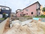 これから始まる暮らしの土台として、丁寧な施工でしっかりと形作られていく一画です。