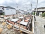 これからの新しい暮らしの土台となる安心感を実感できる丁寧な施工が進む風景