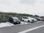 ゆとりあるスペースが確保された日常の動線をスムーズに支える駐車スペース