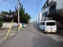 前面道路を含む現地写真
