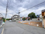 1号地 前面道路を含む現地写真

