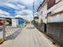 前面道路を含む現地写真
