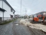 前面道路を含む現地写真
