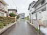 前面道路を含む現地写真
