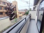 南向きバルコニーでお洗濯ものはいつもカラッと乾きます。
