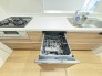 1号棟 省エネ ・ 衛生的な食器洗乾燥機付。
