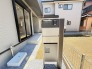 Ａ４サイズの郵便物もスッと入る、機能性の高い郵便受け。
