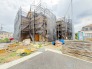 D号棟 今なら建築中の住まいをご覧いただけます。構造体の質問もお気軽に。
