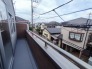 らくらくお洗濯を助ける広いバルコニー。
