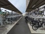 整然と区画が分けられた、日々の暮らしを支える機能的で落ち着いた駐輪スペースです。
