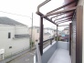 南向きバルコニーでお洗濯ものはいつもカラッと乾きます。
