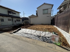 1号地 前面道路含む現地写真