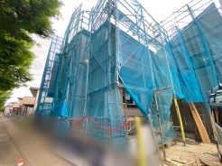 今なら建築中の住まいをご覧いただけます。構造体の質問もお気軽に。