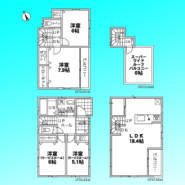 4号棟 現況と図面が異なる場合は、現況を優先とさせていただきます。