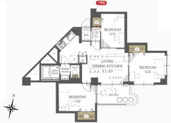 正しく管理するとフローリングは長持ち、全室洋室のプランは最近のスタンダード