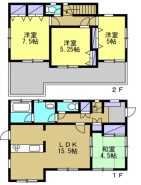 使いやすいスタンダードなプラン、無駄を少なくし有効に使えるスペースをできる限り多く設けました