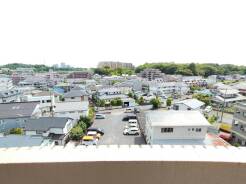 お家からの眺望です。開放感のある眺め。