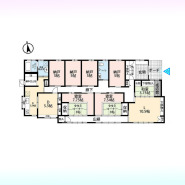敷地262坪 建物47坪平屋建て