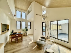 リビング空間にこだわりたい方に、見ていただきたい住宅です。