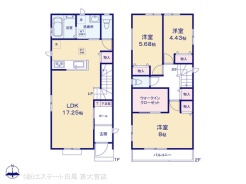 B号棟 図面と異なる場合は現況を優先